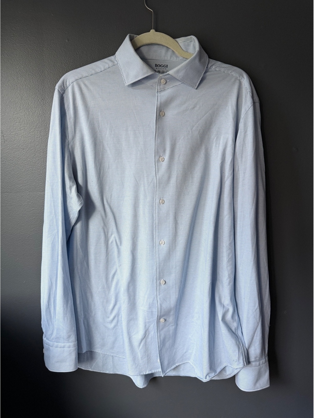 Boggi Milano Japanese Exclusive Light Blue Dress Shirt - Size Large